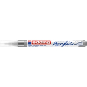 Pennarello acrilico Edding 5300 - punta tonda 1-2 mm Tratto fine - Argento - 4-5300923
