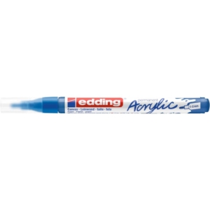 Pennarello acrilico Edding 5300 - punta tonda 1-2 mm Tratto fine - Blu genziana - 4-5300903