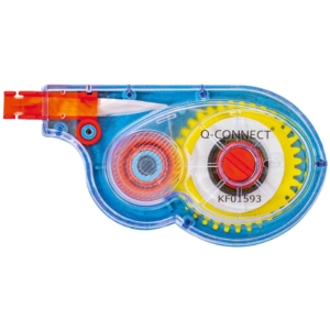 Correttore a nastro Q-Connect monouso a stesura laterale - 5 mm x 8 m - KF01593