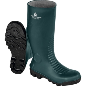 Stivali di sicurezza in PVC Delta Plus BRONZE2 S5 - Verde - Nero - misura 41 - BRON2S5VE41