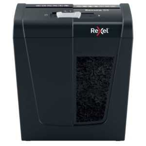Distruggidocumenti Rexel Secure S5 - P-2 cestino 10 litri - taglio a strisce 6 mm