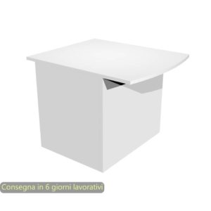 Bancone reception Artexport Musa basso per diversamente abili - Bianco 80x97,5xh.72 cm - 2824-HB80-3