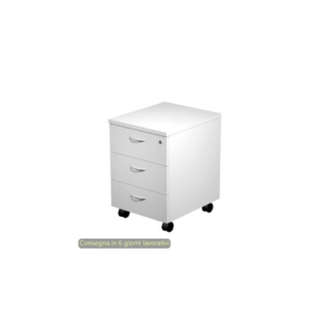 Cassettiera a tre cassetti smontata Artexport Presto 43x52x59,5 cm - Bianco 60021-3