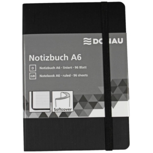 Taccuino A6 Donau righe Nero 1346101-01