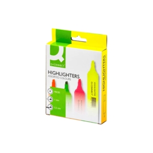 Evidenziatori Q-Connect 1,5-2 mm Assortito - KF01116 (conf.4)
