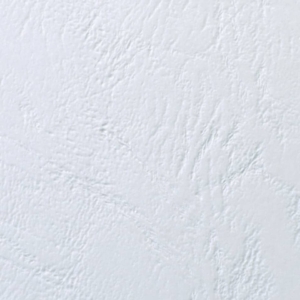 Copertine per rilegatura in similpelle GBC Leathergrain cartoncino goffrato A4 - 250g/m² - Bianco (conf.100 copertine)