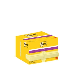 Foglietti riposizionabili Super Sticky Notes Post-it® Giallo Canary 48x73 mm (12 blocchetti da 90 foglietti)