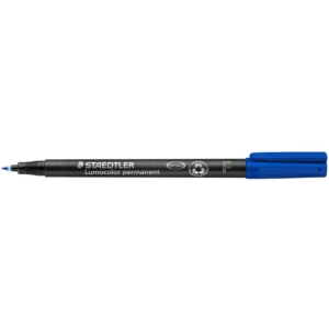 Pennarello indelebile Staedtler Lumocolor® permanent Blu - F - 0,6 mm - punta sintetica - pen 317