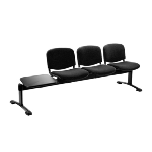 Panca 3 posti - Agata DADO UNISIT con tavolo - polipropilene - Grigio scuro - L200xP58xH82 cm