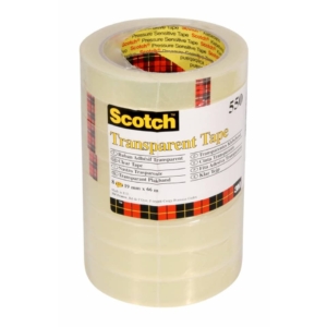 Nastro Trasparente Alta Qualità Scotch® 550 - 19 mm x 66 m - 550-1966 (conf.8)