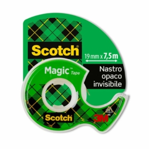 Nastro adesivo Trasparente Scotch Magic™ - 19 mm x 7,5 m - in minichiocciola Trasparente 7100086322