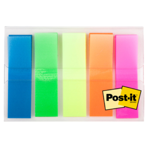 Segnapagina Post-it® Index Full Color 683 - Arancio, Blu, Giallo, Verde, Viola (conf.100 segnapagina)