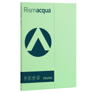 Carta colorata Favini Rismacqua colori tenui 200g/m² A4 - risma da 50 fogli Verde chiaro