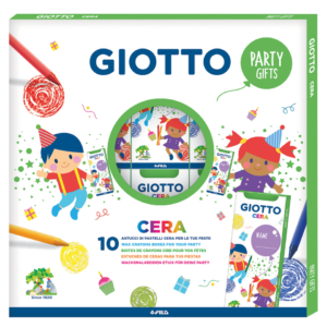 Pastelli a cera GIOTTO Party Set da 4 Colori Assortiti - F311000 (conf.10 pastelli)