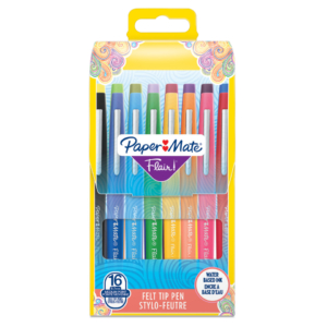 Penne con punta sintetica Flair Nylon Paper Mate - Assortito - 1 mm - S0977450 (conf.16)