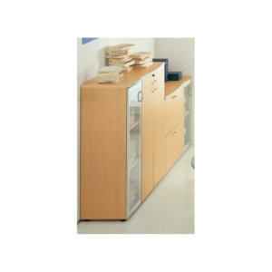 Anta alluminio-vetro Alessandria Unisit color Argento 45x130 cm sinistra