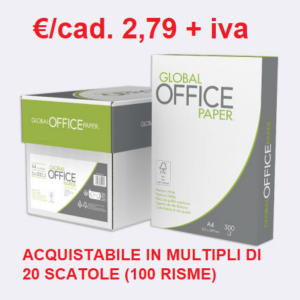 Risme carta fotocopie A4 75g/m² - IN OFFERTA