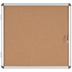 Bacheca Enclore in sughero Bi-Office - 6xA4 - 72x67,4 cm - VT620101150