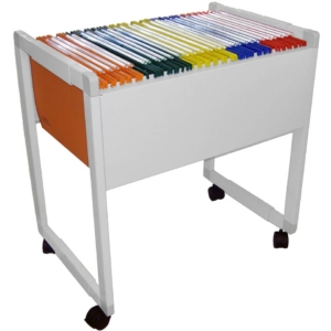 Carrello mobile per cartelle sospese Linea Delta Bertesi - Grigio - 65x45xh.70 cm