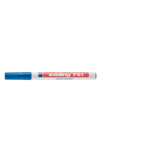 Pennarello a vernice Blu - Edding 750 - tonda - 1-2 mm
