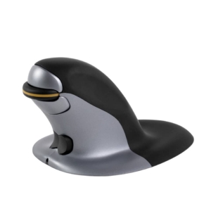 Mouse verticale FELLOWES Penguin® Wireless Nero/Argento medio 9894701
