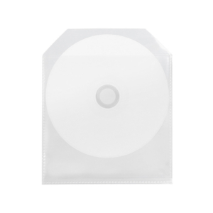 Tasca per CD/DVD Q-Connect polipropilene 120µm senza foratura (conf.50)