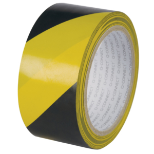 Nastri di segnalazione nero/giallo Q-Connect - 150 µm 48 mm x 20 m - KF04383 (conf.6)