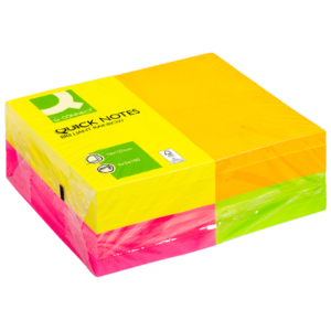 Foglietti riposizionabili Q-Connect 70g/m² colori intensi 76x127 mm - KF01350 (12 blocchetti da 100 fogli)