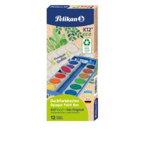 Acquerelli Pelikan premium 735K Eco - Colori Assortiti 701174 (conf.12)