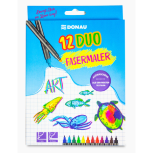 Set penne in fibra Donau Duo Fiber colori assortiti 322142 (conf.12)