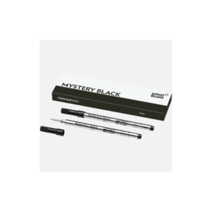 Refill per penne roller Montblanc punta fine - Nero - MB128230 (conf.2)
