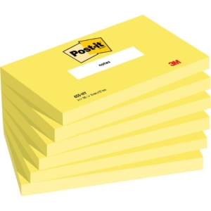Foglietti Post-it® Giallo 100 fogli/blocchetto 76x127 mm (conf.6)