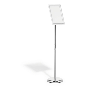 Espositore da pavimento Durable con cornice a scatto in alluminio formato A4 4798-23