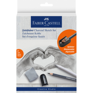 Set disegno Faber-Castell Goldfaber Charcoal - contenuto Assortito - 114006 (conf.8)