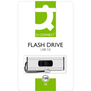 Penna USB 3.0 Q-Connect con capacità 128 GB Argento KF16375