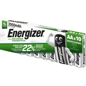 Batterie ricaricabili Energizer Power Plus Rech DP10 AA - 2000 mAh E300850500 (conf.10)