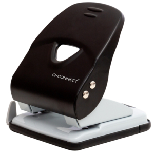 Perforatore a due fori Q-Connect 40 fogli nero KF14221