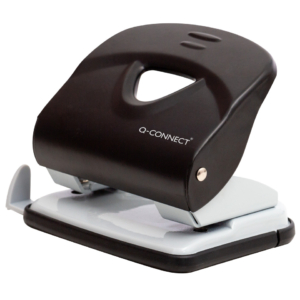 Perforatore a due fori Q-Connect 30 fogli nero KF14220