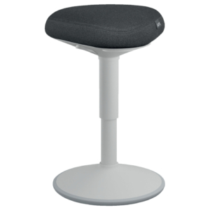 Sgabello Active Comfort da seduta ergonomico Leitz Ergo grigio chiaro - 370x460x377 mm - 65440085