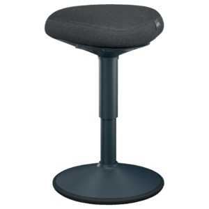 Sgabello Active Comfort da seduta ergonomico Leitz Ergo grigio scuro - 370x460x377 mm - 65440089