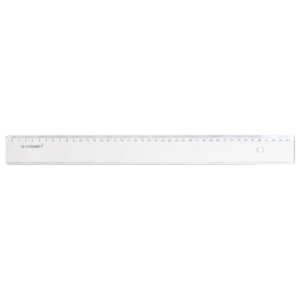 Righello Q-Connect Trasparente 40 cm KF00588