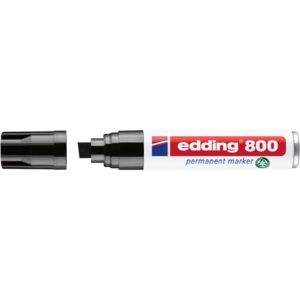 Pennarello indelebile Nero Edding 800 - scalpello - 4-12 mm