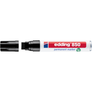 Pennarello indelebile Nero Edding 850 - scalpello - 5-16 mm