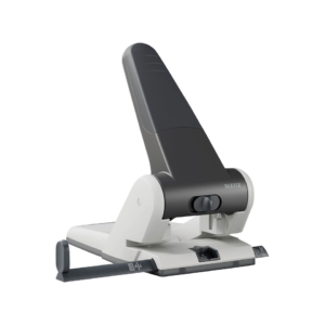 Perforatore Leitz 5180 - per alti spessori - 65 fogli - Nero/Grigio metallizzato - 51800195