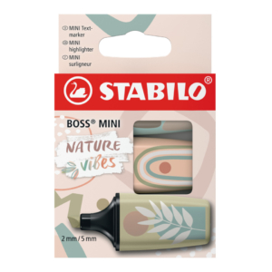 Evidenziatori Stabilo Boss® Mini NatureVibes - colori assortiti 07/03-72 (conf.3)
