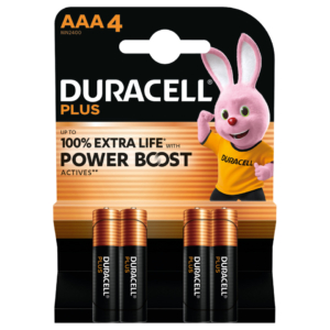 Batterie alcaline Duracell Power Boost Ministilo AAA MN2400 - DU0203 (conf.4)