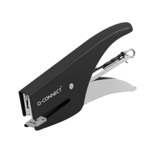 Cucitrice a pinza in metallo Q-Connect max 15 fogli - per punti n° 25 - nero KF14381