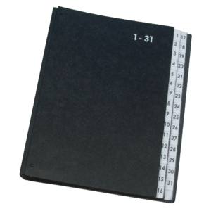 Libro monitore Q-Connect 270x340 mm Nero 1-31 KF04564