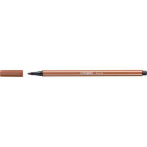 Pennarello Stabilo Pen 68 tratto 1 mm terra di siena 68/75