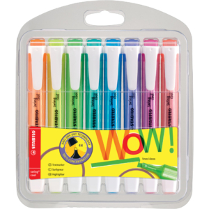 Evidenziatori Swing Cool WOW Stabilo - colori fluo Assortiti 275/8-3 (conf.8)